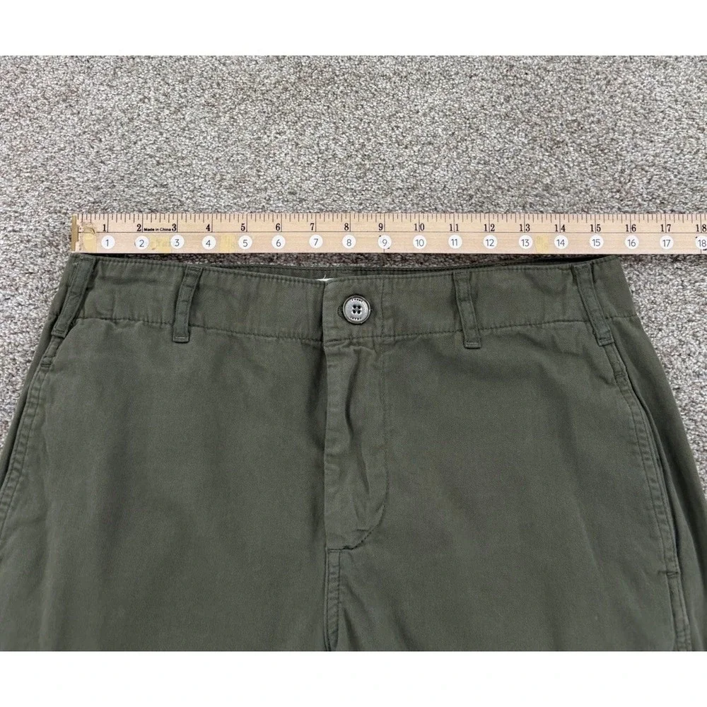 FRAME Relaxed Crop Cargo Pant Womens 28 Washed Surplus Green Minimalist Utility